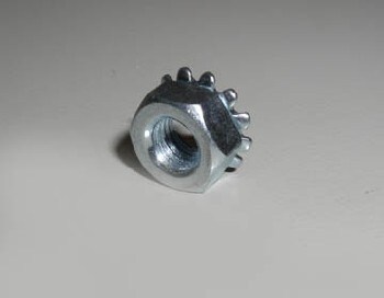 SHELF ROLLER NUT, 1/4"-28 KEPS NUT, FOR AP