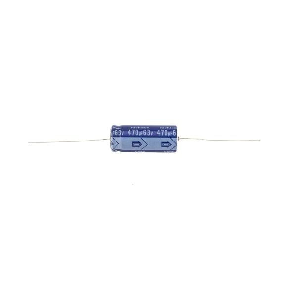 AXIAL CAPACITOR, 470 UF, 63 VOLT
