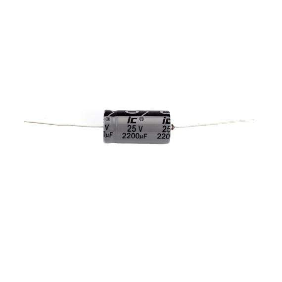 AXIAL CAPACITOR CAPACITOR, 220 UF, 25 VOLT