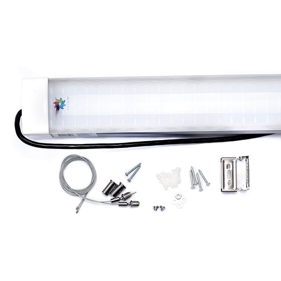 48" VAPOR TIGHT LED, STRIPED, 40 WATT, 6000K