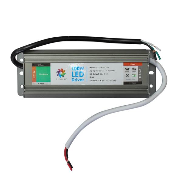 LED DRIVER, CONSTANT VOLTAGE, 24 VOLT, 100 WATT
