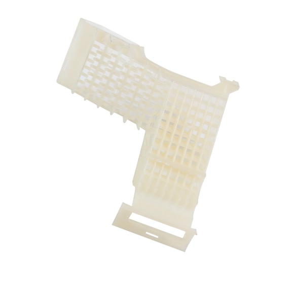 COIN CHUTE, WHITE PLASTIC