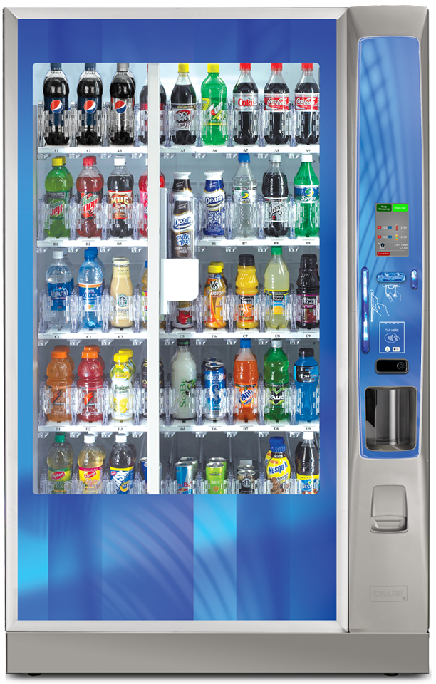 Dixie Narco BEVMAX MEDIA 5800 Soda Vending Machine